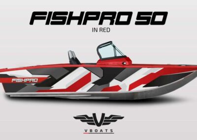 Vboats FishPro X5 Rosu